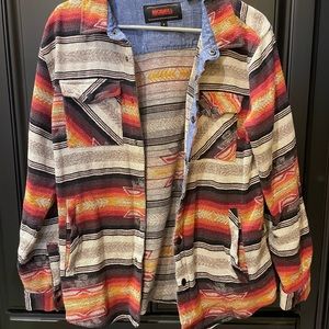 Snap Front Shirt Jacket